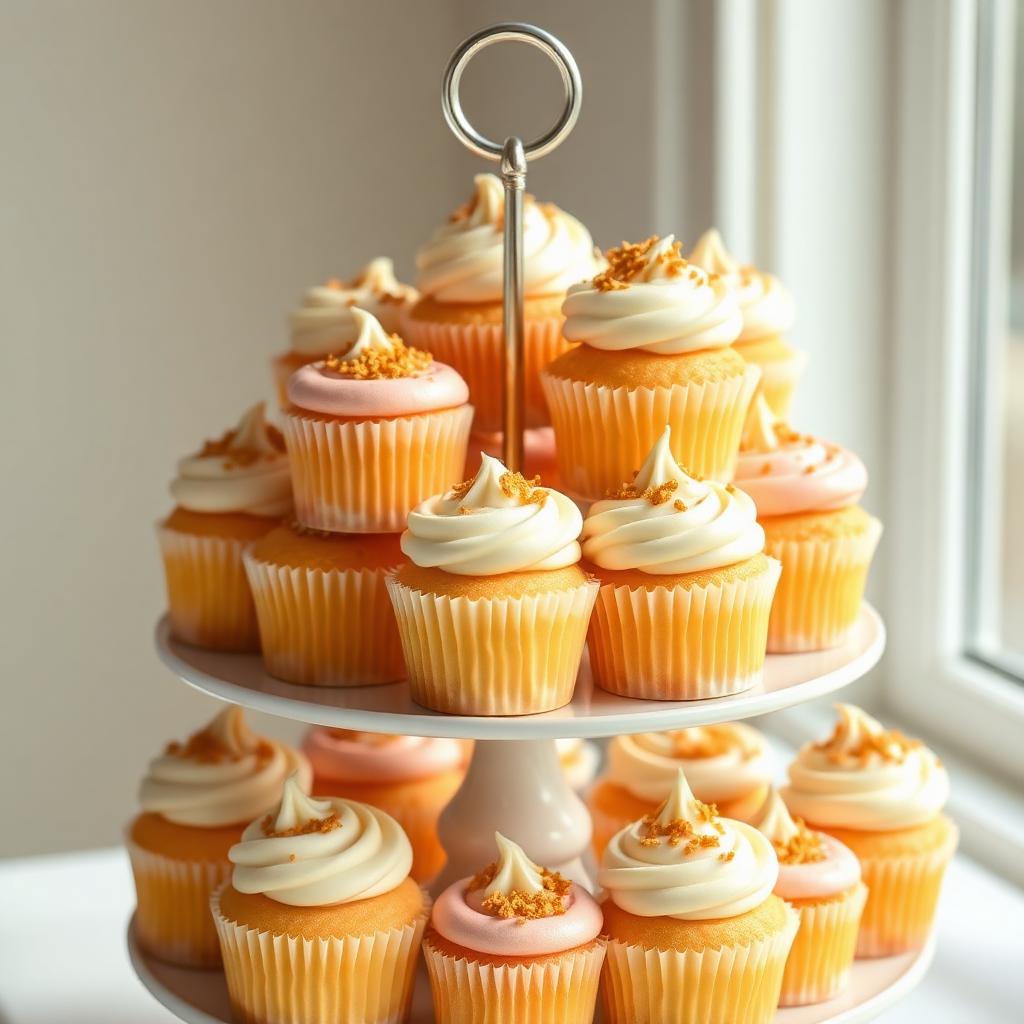 Assorted gourmet cupcakes